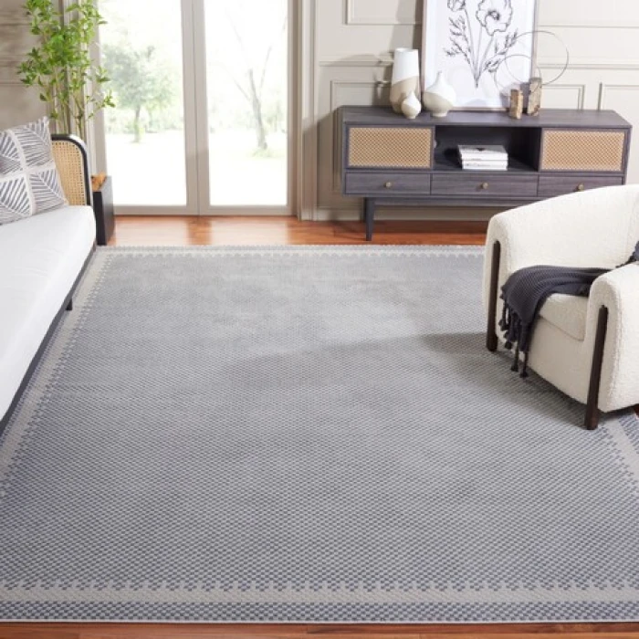 Safavieh Continental Grey / Beige CON118 6 ft. 7 in. X 9 ft. Rectangle Rug