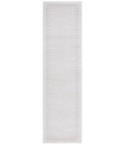 Safavieh Continental Light Grey / Dark Grey CON118 2 ft. 3 in. X 8 ft. Runner Rug