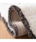 Safavieh Carmella Shag  Cream / Grey CRM226 6 ft. 7 in. X 6 ft. 7 in. Round Rug
