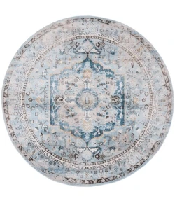 Safavieh Cornelia  Blue CRN208 6 ft. 7 in. X 6 ft. 7 in. Round Rug