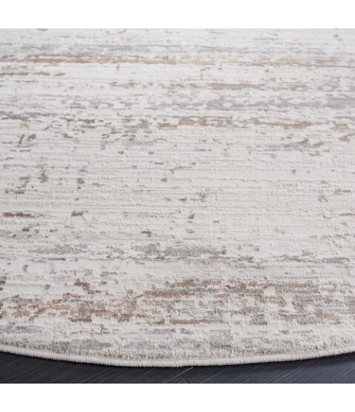 Safavieh Diamond Beige / Grey Brown DIA130 6 ft. 7 in. X 6 ft. 7 in. Round Rug