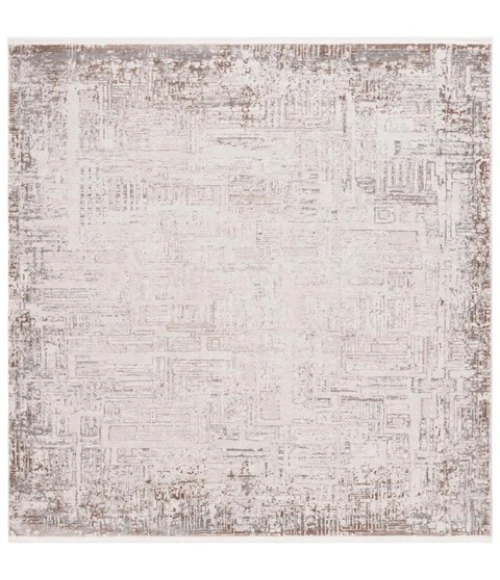 Safavieh Diamond Beige / Grey Brown DIA134 6 ft. 7 in. X 6 ft. 7 in. Square Rug