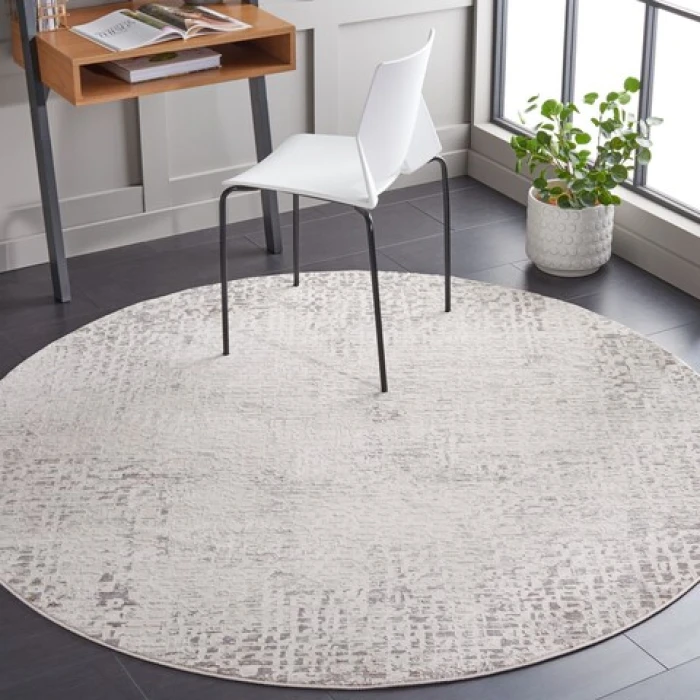 Safavieh Diamond Beige / Grey DIA140 6 ft. 7 in. X 6 ft. 7 in. Round Rug