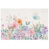 Safavieh Door And Kitchen Mat Ivory / Pink DKM338 2 ft. 3 in. X 3 ft. 9 in. Accent Rug