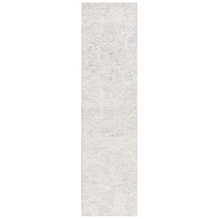 Safavieh Ebony Grey / Ivory EBN101 2 ft. 3 in. X 9 ft. Runner Rug