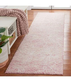 Safavieh Ebony Pink / Ivory EBN101 2 ft. 3 in. X 9 ft. Runner Rug