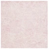 Safavieh Ebony Pink / Ivory EBN101 6 ft. X 6 ft. Square Rug