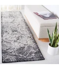 Safavieh Ebony Black / Ivory EBN101 2 ft. 3 in. X 9 ft. Runner Rug