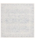 Safavieh Ebony Blue / Ivory EBN102 6 ft. X 6 ft. Square Rug