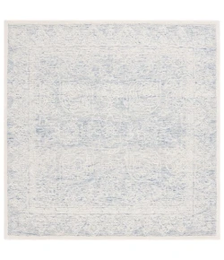 Safavieh Ebony Blue / Ivory EBN102 6 ft. X 6 ft. Square Rug