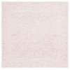 Safavieh Ebony Pink / Ivory EBN102 6 ft. X 6 ft. Square Rug