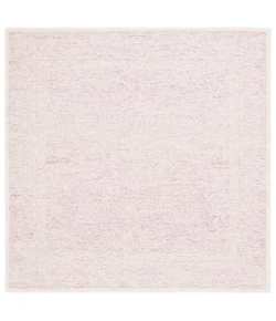 Safavieh Ebony Pink / Ivory EBN102 6 ft. X 6 ft. Square Rug