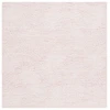 Safavieh Ebony Pink / Ivory EBN105 6 ft. X 6 ft. Square Rug