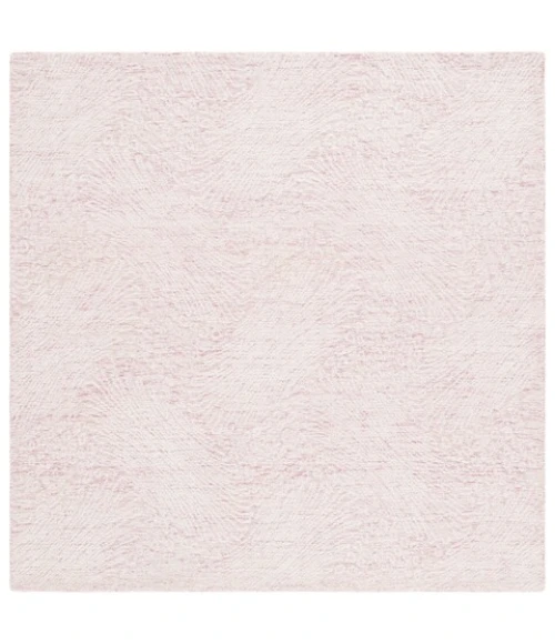 Safavieh Ebony Pink / Ivory EBN105 6 ft. X 6 ft. Square Rug