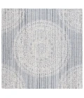 Safavieh Ebony Grey / Ivory EBN106 6 ft. X 6 ft. Square Rug
