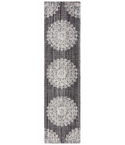 Safavieh Ebony Brown / Ivory EBN106 2 ft. 3 in. X 9 ft. Runner Rug