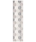 Safavieh Ebony Grey / Ivory EBN108 2 ft. 3 in. X 9 ft. Runner Rug