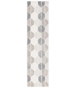 Safavieh Ebony Grey / Ivory EBN108 2 ft. 3 in. X 9 ft. Runner Rug