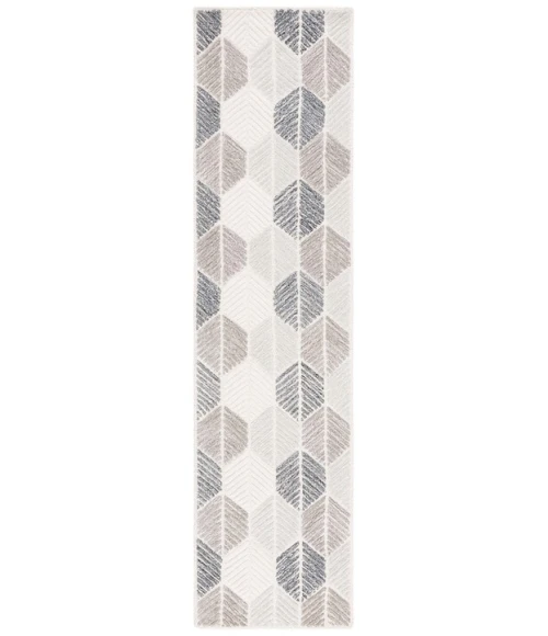 Safavieh Ebony Grey / Ivory EBN108 2 ft. 3 in. X 9 ft. Runner Rug