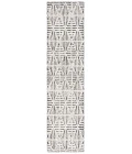 Safavieh Ebony Black / Ivory EBN110 2 ft. 3 in. X 9 ft. Runner Rug