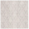 Safavieh Ebony Grey / Ivory EBN112 6 ft. X 6 ft. Square Rug
