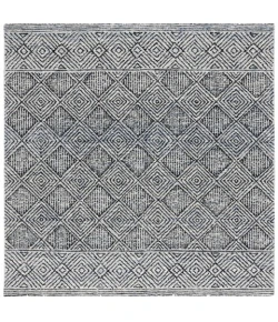 Safavieh Ebony Silver / Black EBN204 6 ft. X 6 ft. Square Rug