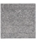 Safavieh Ebony Charcoal / Ivory EBN204 6 ft. X 6 ft. Square Rug