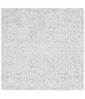 Safavieh Ebony Grey / Ivory EBN205 6 ft. X 6 ft. Square Rug