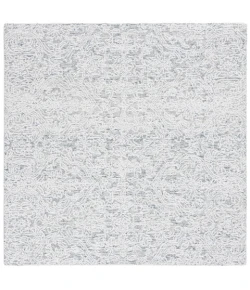 Safavieh Ebony Light Blue / Ivory EBN209 6 ft. X 6 ft. Square Rug