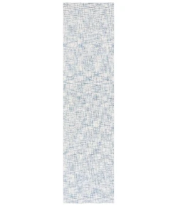Safavieh Ebony Blue / Ivory EBN350 2 ft. 3 in. X 9 ft. Runner Rug