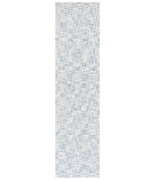 Safavieh Ebony Blue / Ivory EBN350 2 ft. 3 in. X 9 ft. Runner Rug