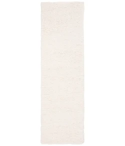 Safavieh Fontana Shag  Ivory FNT800 2 ft. 3 in. X 10 ft. Runner Rug