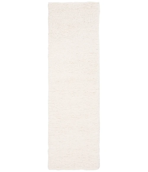 Safavieh Fontana Shag  Ivory FNT800 2 ft. 3 in. X 20 ft. Runner Rug