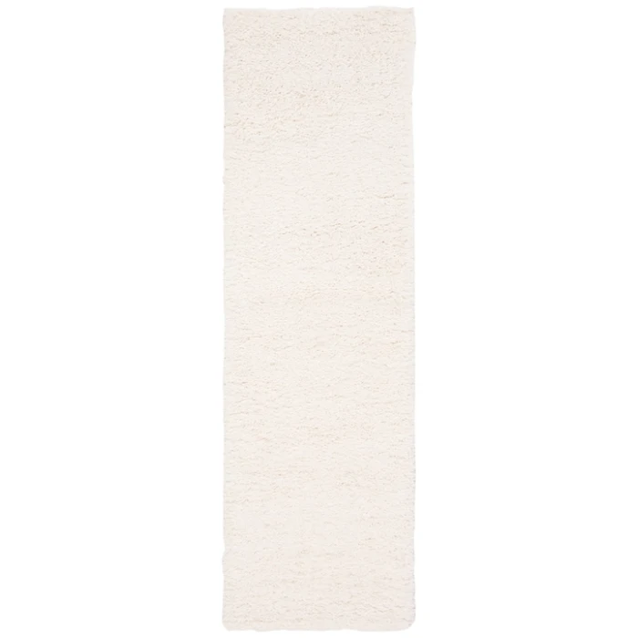 Safavieh Fontana Shag  Ivory FNT800 2 ft. 3 in. X 10 ft. Runner Rug
