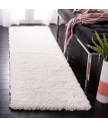 Safavieh Fontana Shag  Ivory FNT800 2 ft. 3 in. X 20 ft. Runner Rug