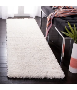 Safavieh Fontana Shag  Ivory FNT800 2 ft. 3 in. X 6 ft. Runner Rug