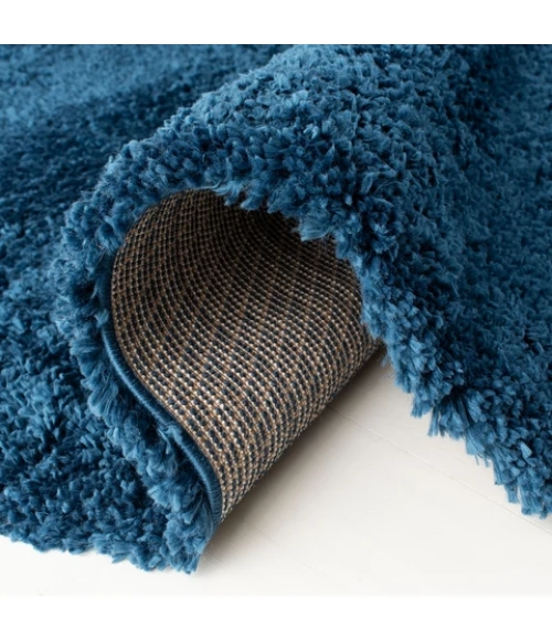 Safavieh Fontana Shag  Blue FNT800 4 ft. X 6 ft. Rectangle Rug