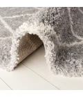 Safavieh Fontana Shag  Grey / Cream FNT815 8 ft. X 10 ft. Rectangle Rug