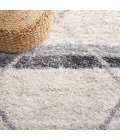 Safavieh Fontana Shag  Ivory / Grey FNT825 4 ft. X 6 ft. Rectangle Rug
