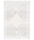 Safavieh Fontana Shag  Ivory / Grey FNT827 8 ft. X 10 ft. Rectangle Rug