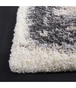 Safavieh Fontana Shag  Ivory / Grey FNT829 5 ft. 3 in. X 7 ft. 6 in. Rectangle Rug