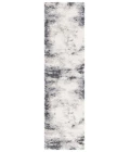 Safavieh Fontana Shag  Ivory / Grey FNT831 2 ft. 3 in. X 8 ft. Runner Rug