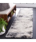 Safavieh Fontana Shag  Ivory / Grey FNT831 2 ft. 3 in. X 8 ft. Runner Rug