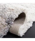 Safavieh Fontana Shag  Ivory / Grey FNT834 6 ft. 7 in. X 9 ft. Rectangle Rug