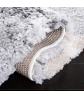 Safavieh Fontana Shag  Grey / Charcoal FNT840 5 ft. 3 in. X 7 ft. 6 in. Rectangle Rug