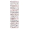 Safavieh Fontana Shag  Ivory / Pink FNT842 2 ft. 3 in. X 12 ft. Runner Rug
