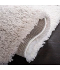 Safavieh Fontana Shag  Ivory / Grey FNT892 6 ft. 7 in. X 6 ft. 7 in. Square Rug