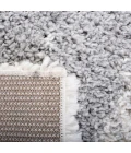 Safavieh Fontana Shag  Grey / Ivory FNT894 6 ft. 7 in. X 9 ft. Rectangle Rug
