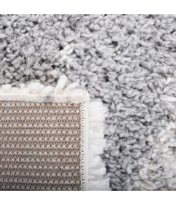 Safavieh Fontana Shag  Grey / Ivory FNT894 2 ft. 3 in. X 4 ft. Accent Rug
