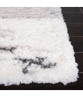 Safavieh Fontana Shag  Grey / Ivory FNT898 3 ft. X 5 ft. Rectangle Rug